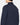 Pique Buttoned Collar Long Sleeve Polo in Navy | GRANA #color_navy