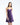 Silk Pyjamas Dress in VIOLET | GRANA #color_violet