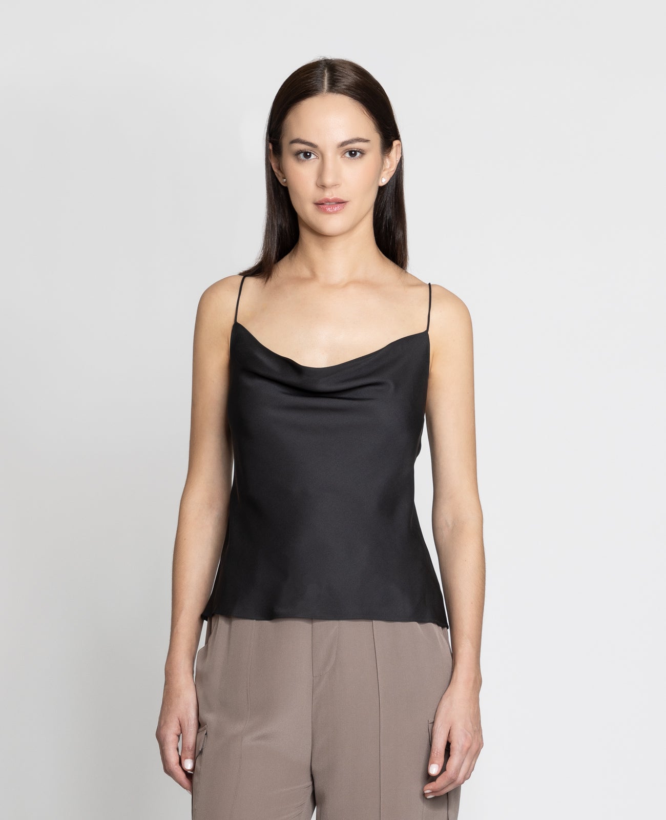 Women's Satin V-Neck Cami Top Online India, Snazzyway