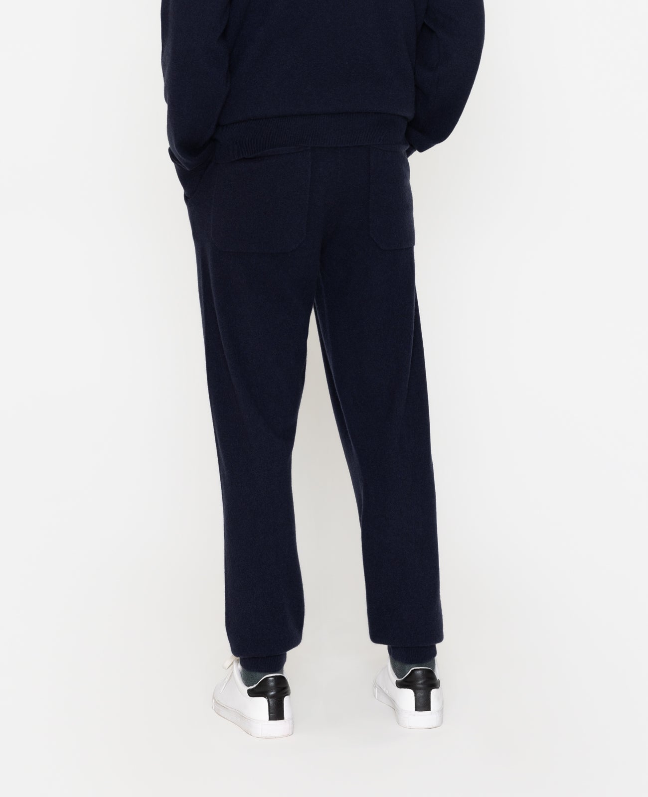 Cashmere Joggers in Navy | GRANA #color_navy