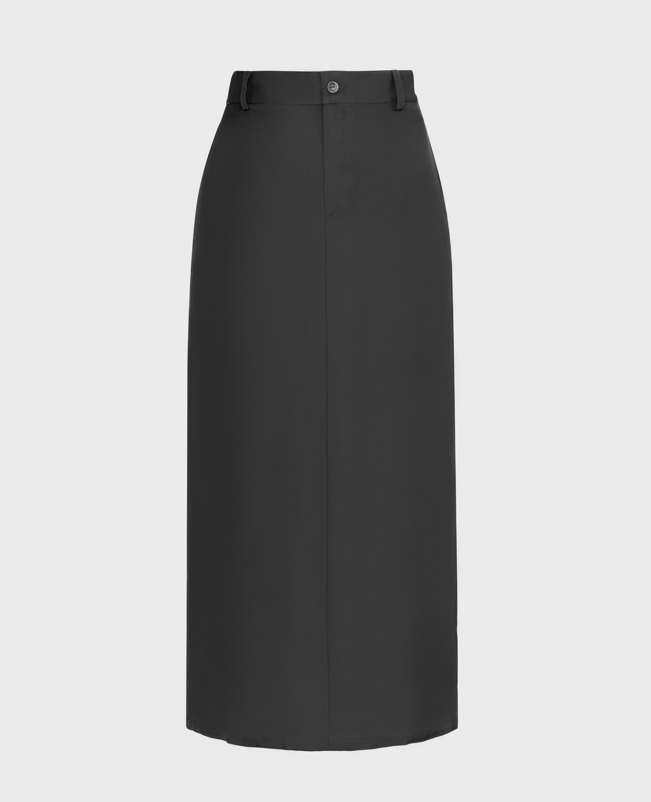 Silk Column Skirt in BLACK | GRANA #color_black