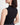 Supima Mock Neck Ribbed Tank in Black | GRANA #color_black