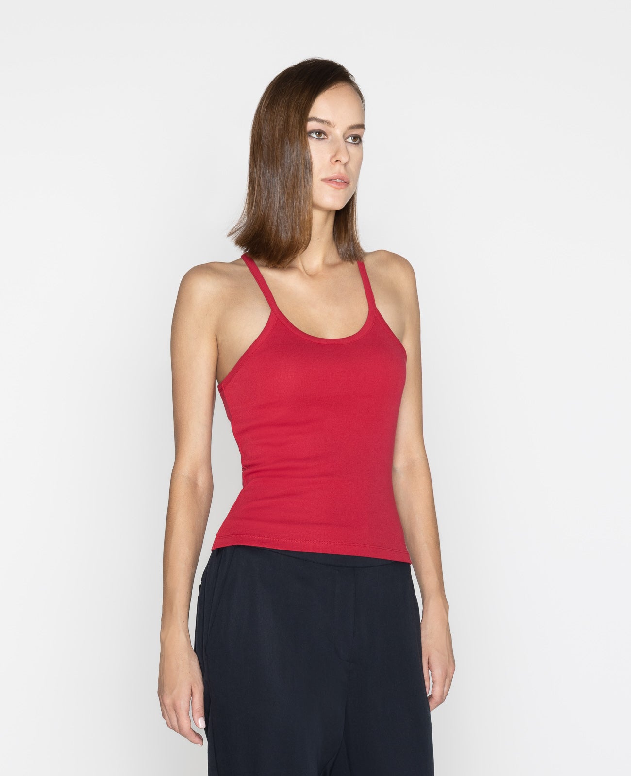 Ribbed Tank Top in Supima® Cotton
