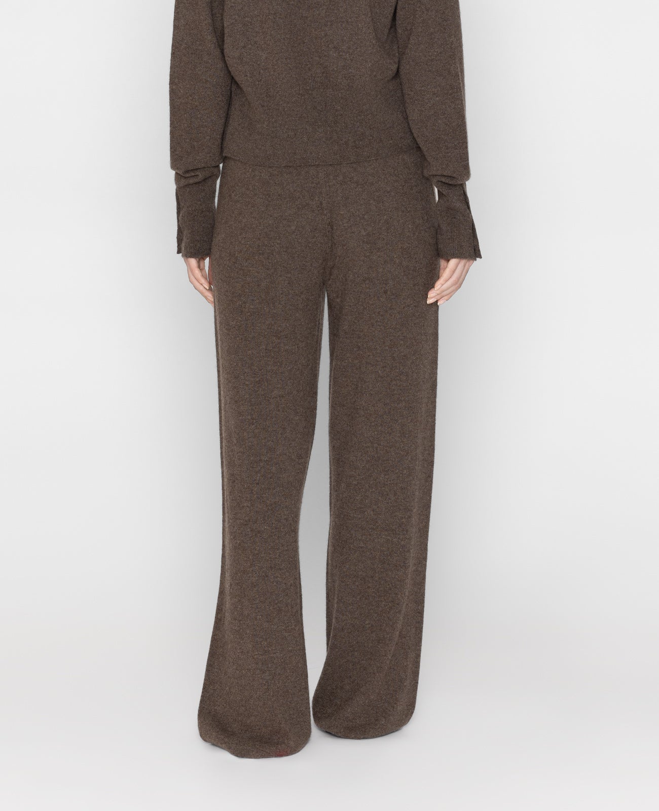 Brown Women's Cashmere Pants - Mongulai