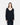 Supima Single Button Ribbed Cardigan in Black | GRANA #color_black