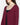 Supima Single Button Ribbed Cardigan in Maroon | GRANA #color_maroon