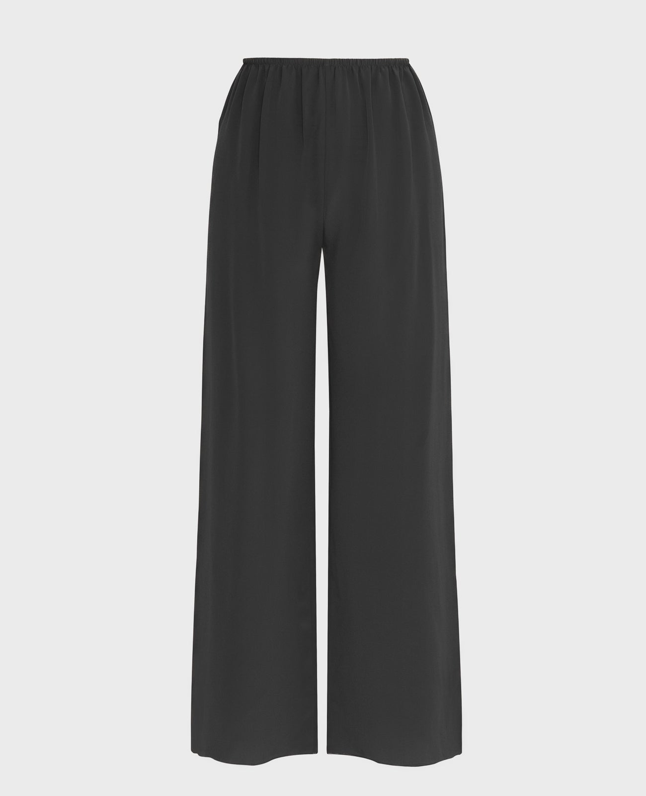 Silk Relax Pants in BLACK | GRANA #color_black
