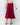 Tencel Wrap Skirt in Burgundy | GRANA #color_burgundy