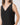 Silk V-Neck Tank in Black | GRANA #color_black