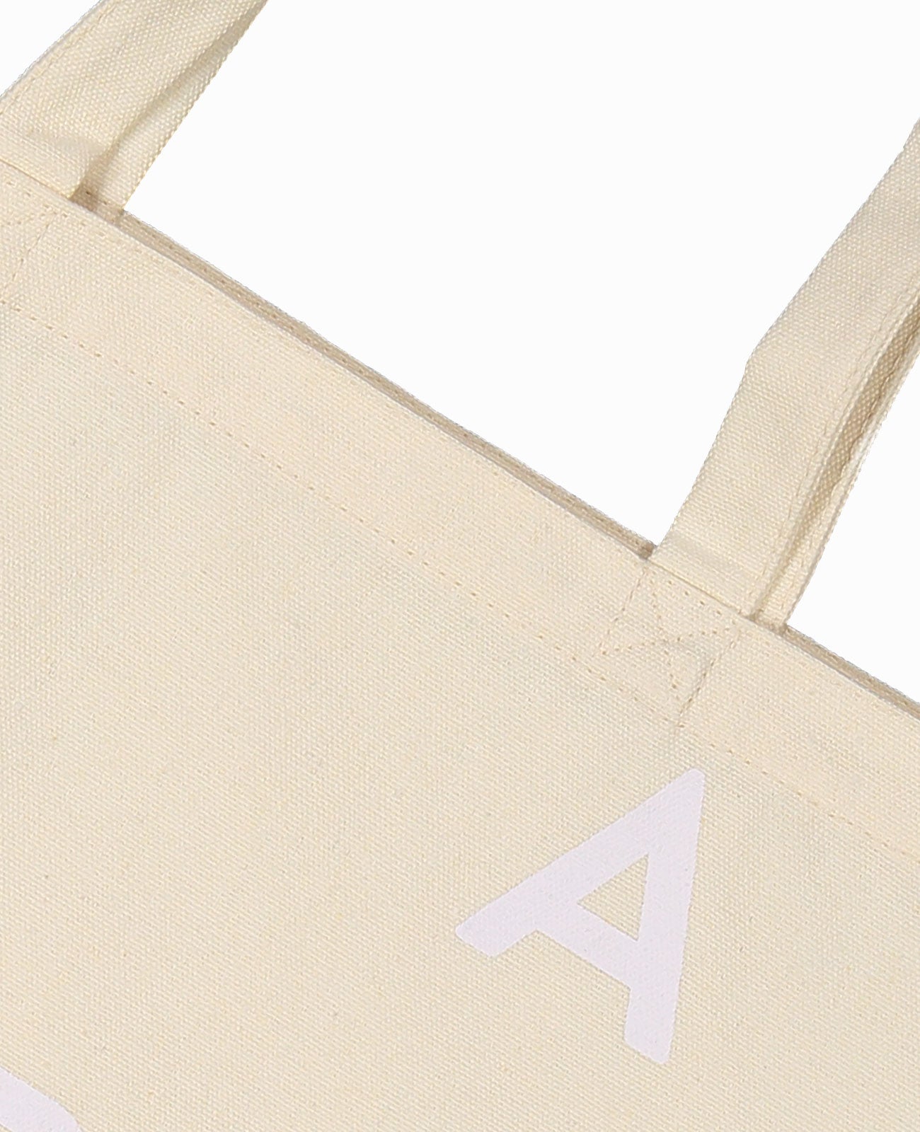 Cotton Canvas Tote Bag in Ivory | GRANA #color_ivory
