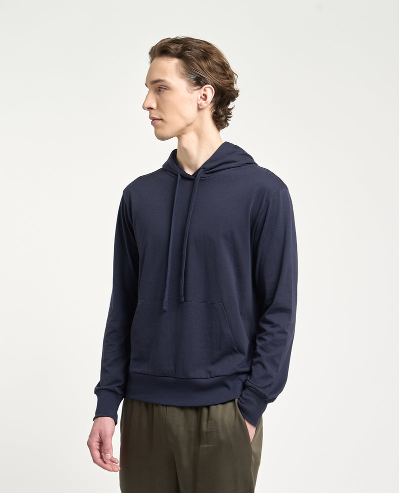 Reigning Champ Loopback Cotton-jersey Hoodie - Men - Navy Sweats - L