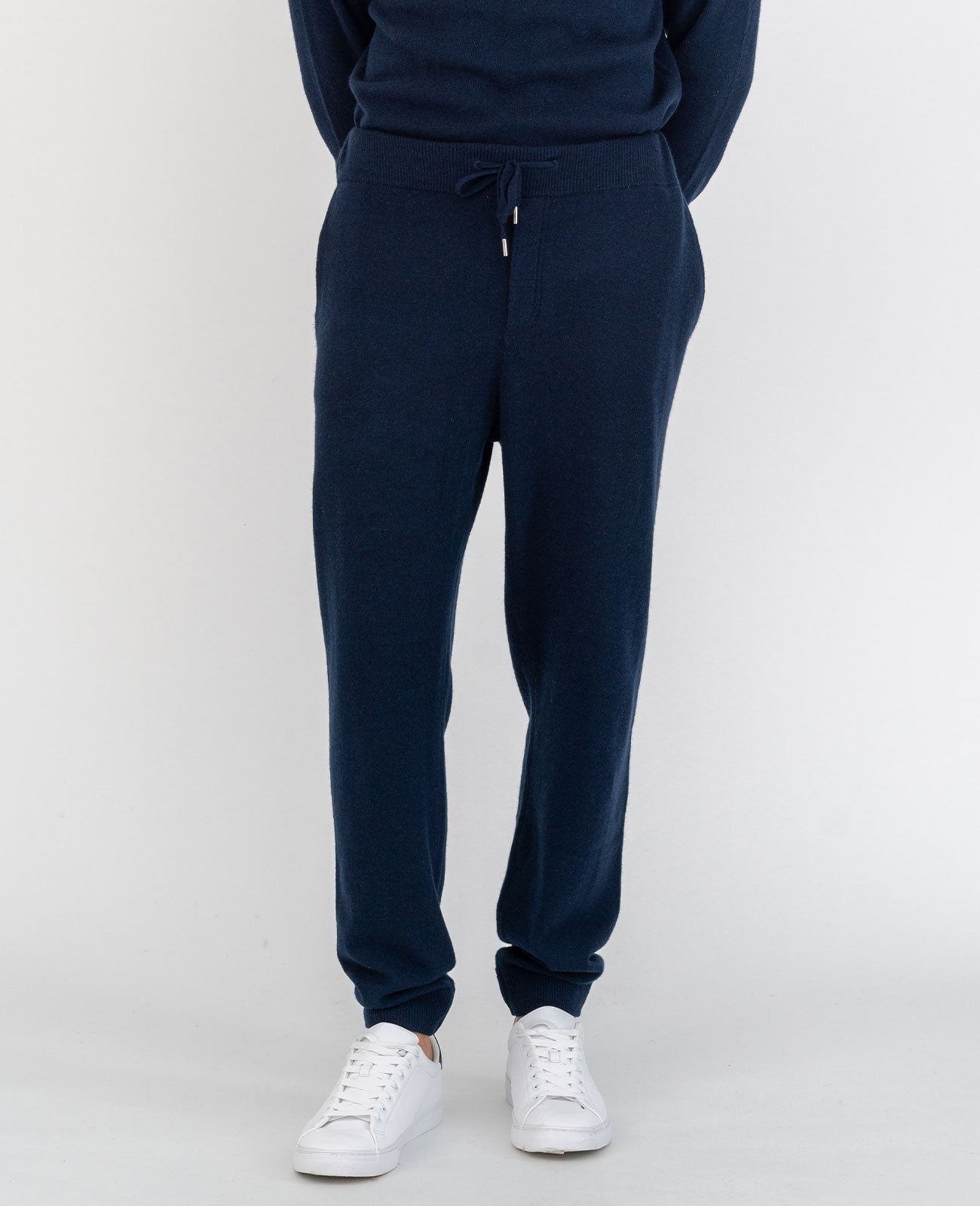 Cashmere Joggers in City Navy | GRANA #color_city-navy