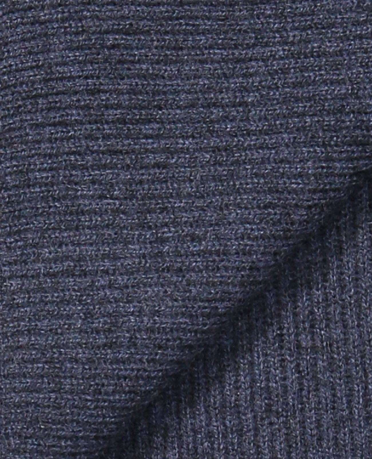Cashmere Ribbed Scarf in Graphite Blue | GRANA #color_graphite-blue