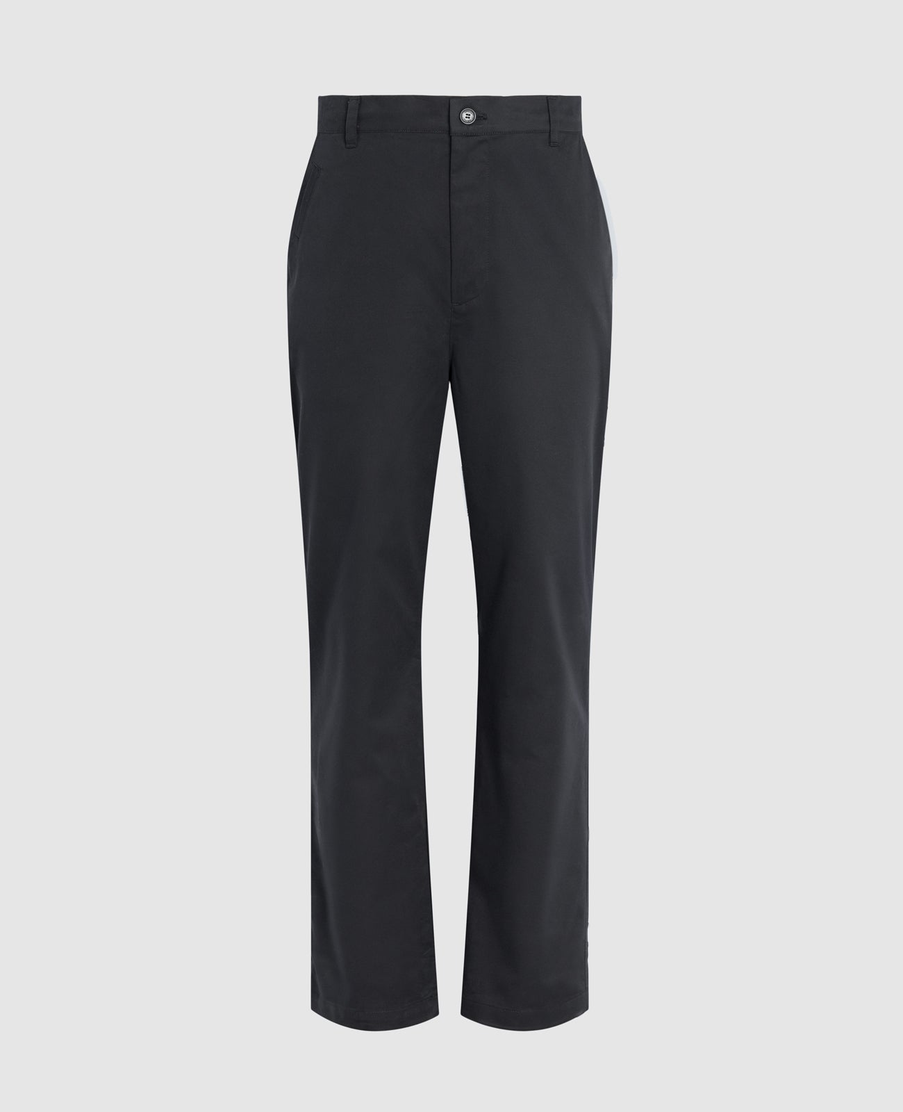 Supima Relaxed Chinos in Black | GRANA #color_black