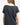 Supima Boat Neck Tee Dress in Black | GRANA #color_black