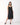 Silk Signature V Slip Dress in Black | GRANA #color_black