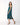 Silk Signature V Slip Dress in Emerald | GRANA #color_emerald