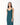 Silk Signature V Slip Dress in Emerald | GRANA #color_emerald