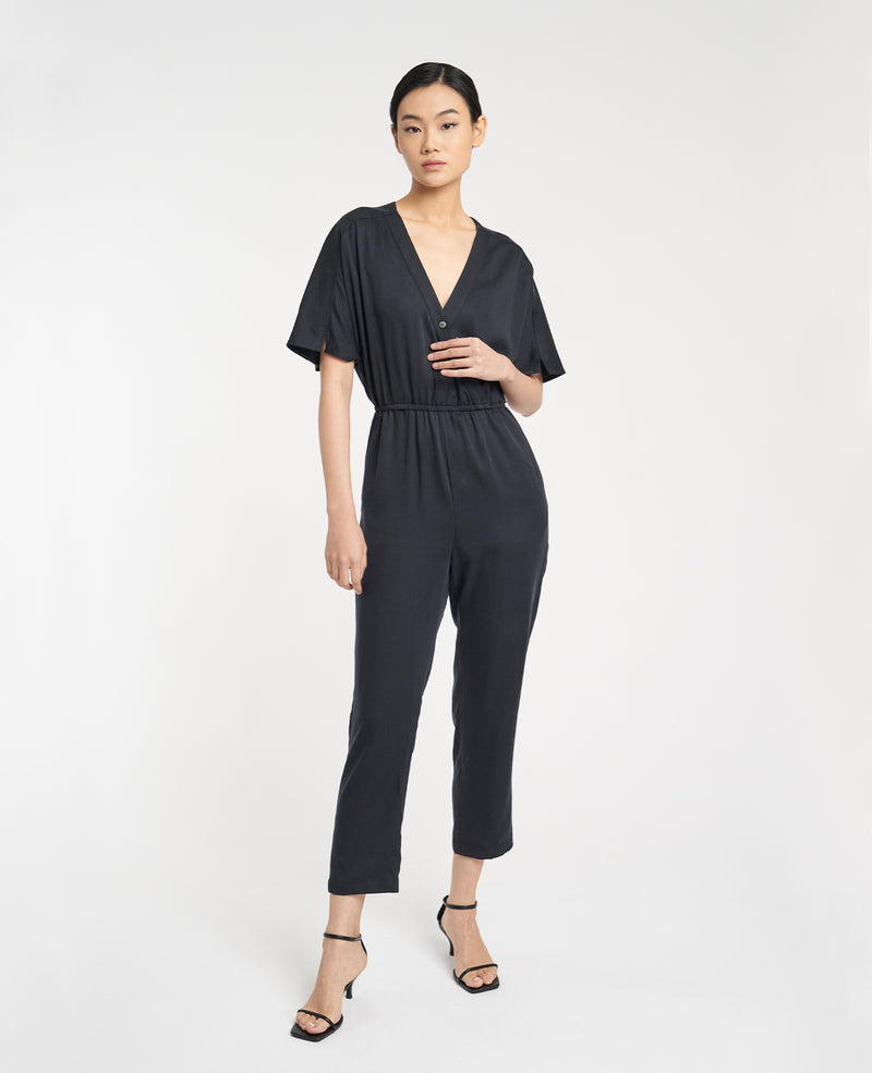 Tencel Wrap Jumpsuit – GRANA