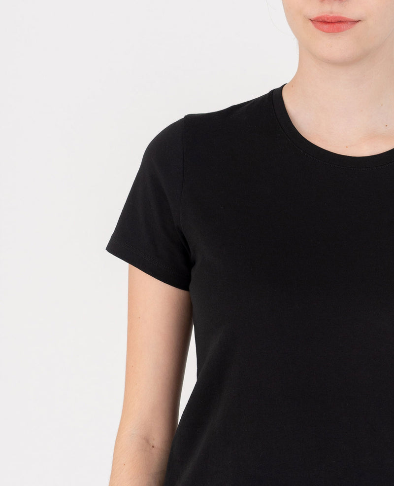 Pima Crew Neck Pocket T-Shirt True Black