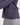 Cashmere V-Neck Hoodie in SMOKEY PURPLE | GRANA #color_smokey-purple