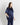 Silk Pyjamas Oversized Tee in Lazuli Blue | GRANA #color_lazuli-blue